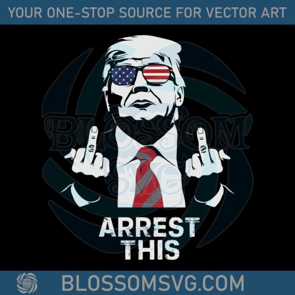 voting-for-trump-2024-arrest-this-funny-svg