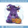 halloween-highland-cow-cute-witch-spooky-cute-cow-png