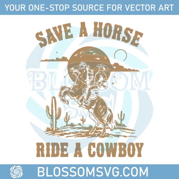save-a-house-ride-a-cowboy-vintage-western-country-svg