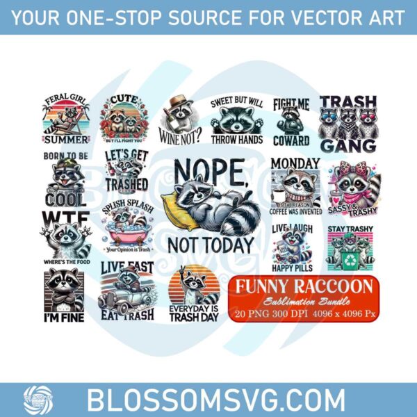 funny-raccoon-quotes-png-bundle-2