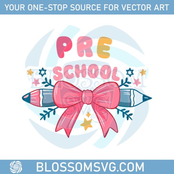 pre-school-coquette-pencil-teacher-1st-day-of-school-svg