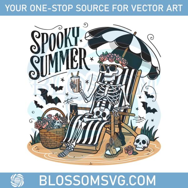 skeleton-trending-spooky-summer-vibes-png