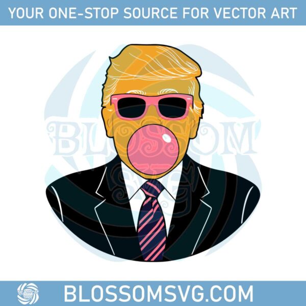 bubble-gum-tump-png-pink-sun-glasses-trump-patriotic-design-svg