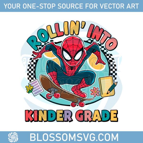 kinder-grade-superhero-rollin-into-school-1st-day-of-school-png