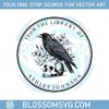 horror-custom-book-stamp-personalized-raven-on-skull-library-stamp-png
