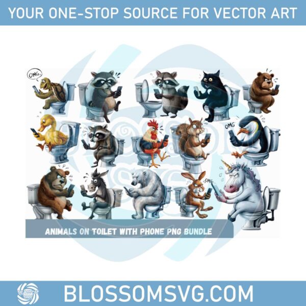 animals-on-toilet-with-phone-png-bundle