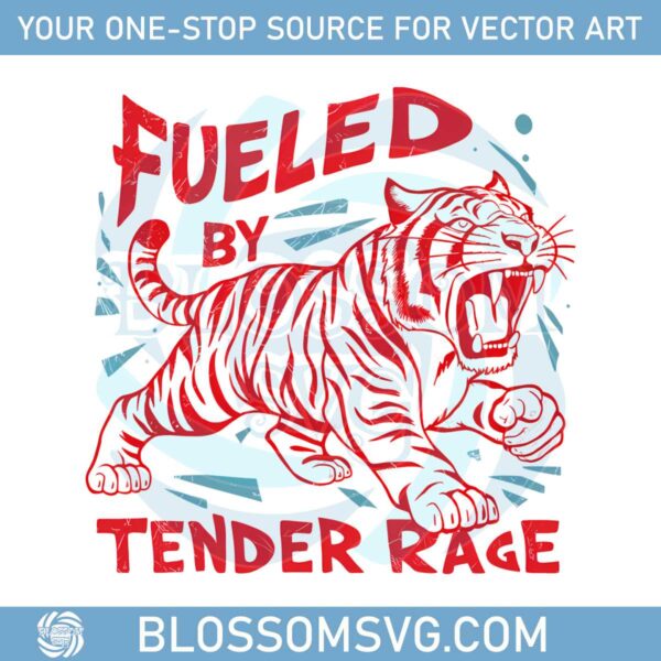 trendy-fueled-by-tender-rage-retro-tiger-y2k-aesthetic-png