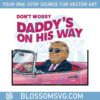 caricature-dont-worry-daddys-on-his-way-png