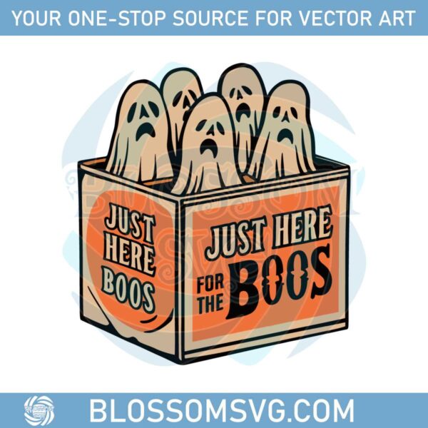 here-for-the-boos-halloween-6-pack-booze-ghost-beer-bottles-funny-svg