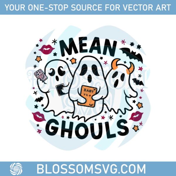 mean-ghost-retro-halloween-ghouls-ghost-cute-ghost-svg