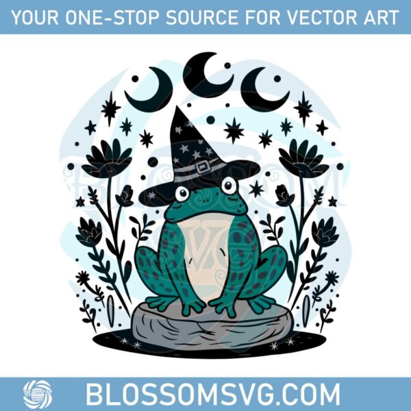 mystic-witchy-frog-and-moon-phase-svg