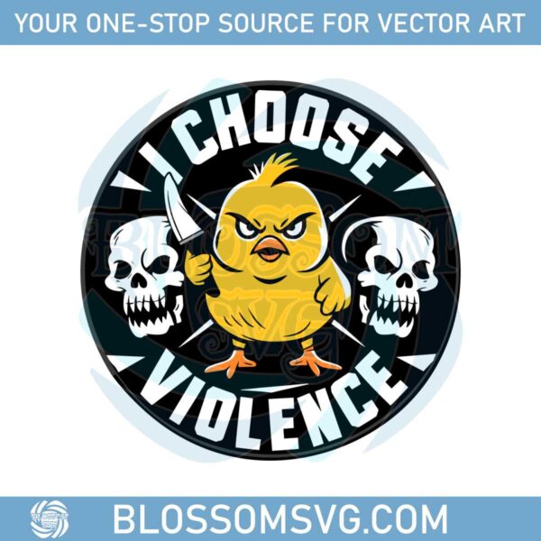 i-choose-violence-funny-parody-kids-and-adults-duck-svg