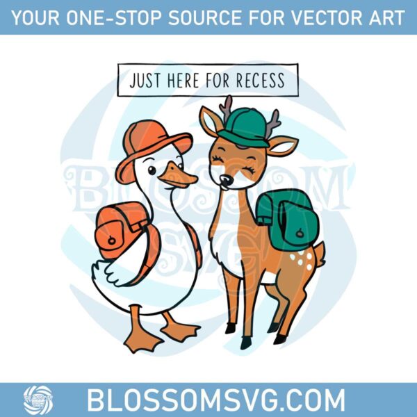 first-day-of-school-just-here-for-recess-svg