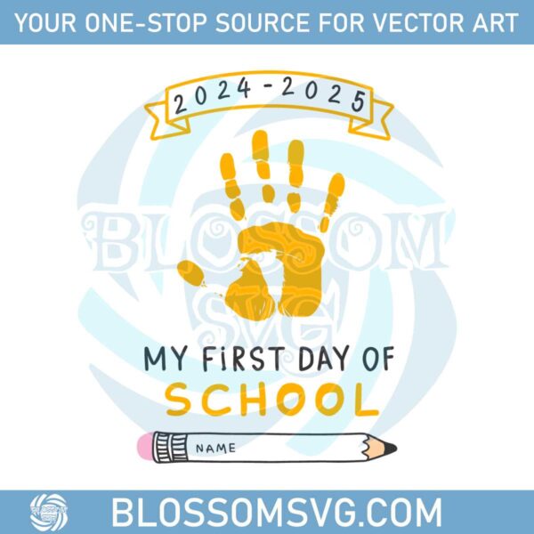 first-day-of-school-2024-2025-memory-keepsake-svg