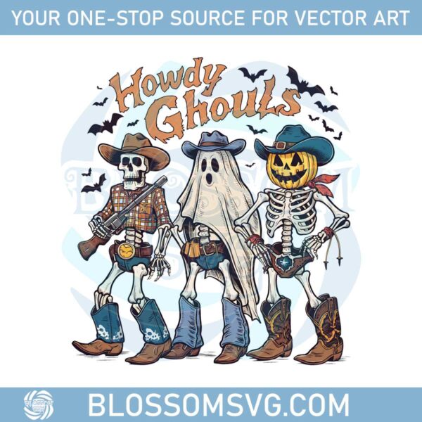 western-halloween-howdy-ghouls-png