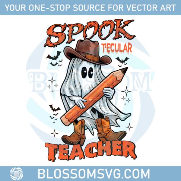 western-halloween-teacher-cowboy-ghost-png