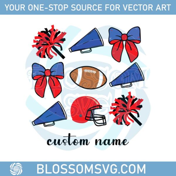 cheer-football-coquette-bows-svgcheere-svg-pom-poms-football-sublimation-digital-design-instant-download