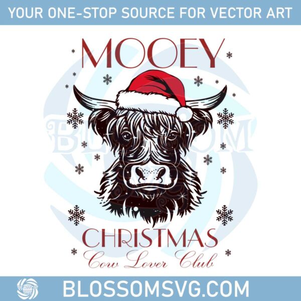 mooey-christmas-cow-lover-club-svg