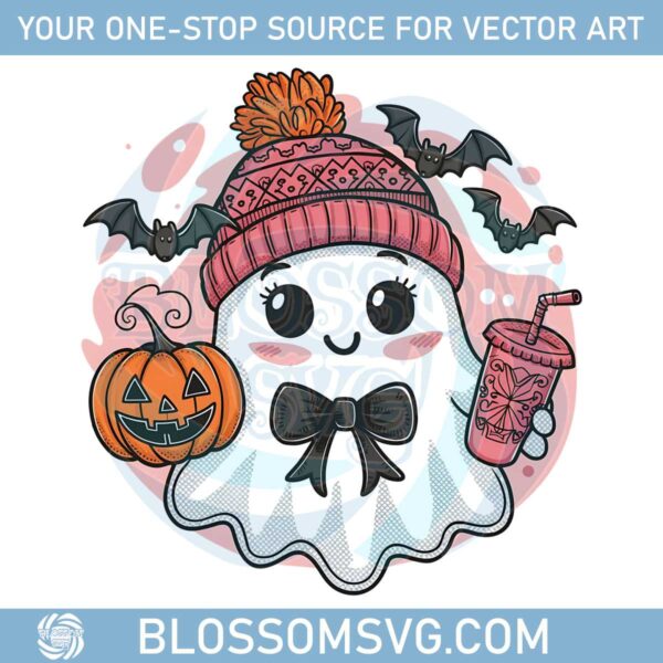 adorable-ghost-png-bundle-coquette-bow-design