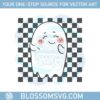 retro-halloween-checkered-ghost-svg