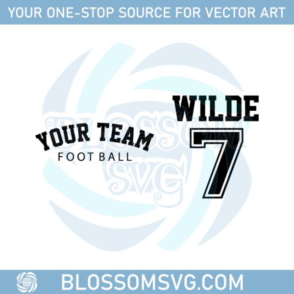 custom-football-team-name-and-number-svg