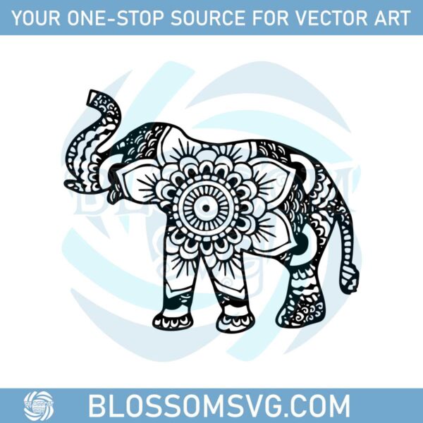 vintage-elephant-mandala-svg