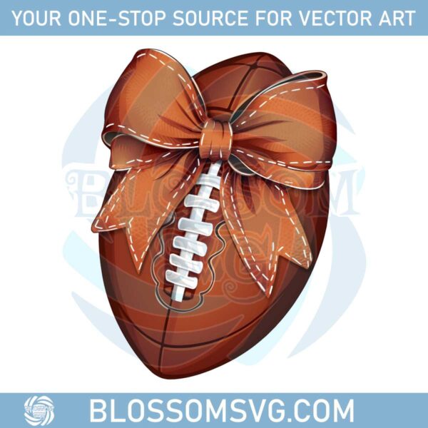 coquette-football-with-bow-png