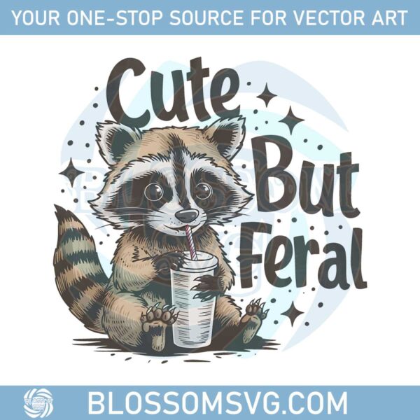 cute-but-feral-funny-raccoon-sarcastic-snarky-png