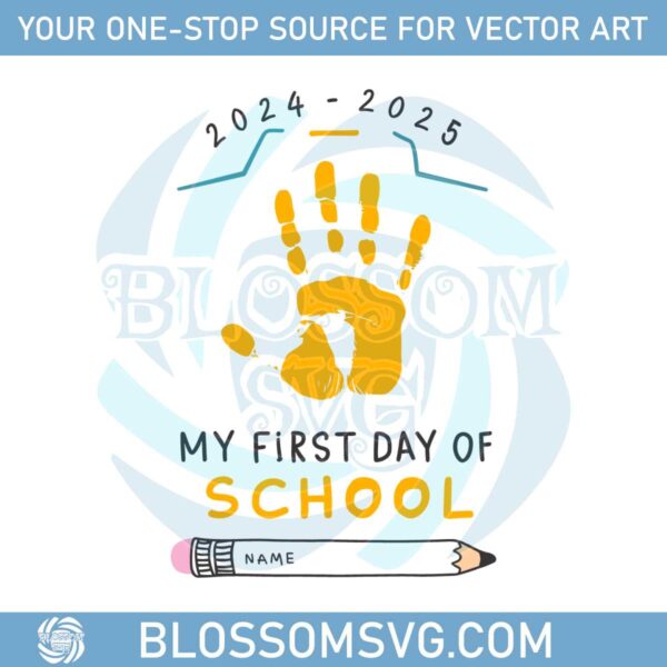 first-day-of-school-2024-2025-memory-keepsake-svg