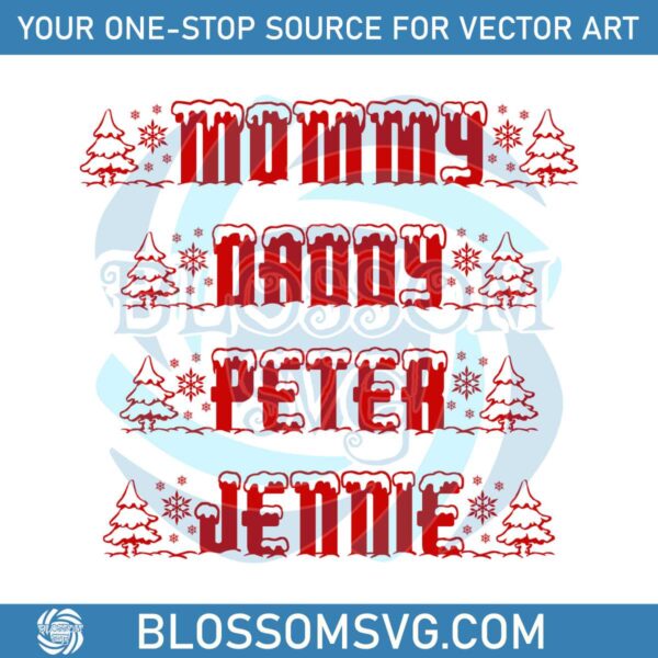 personalized-funny-christmas-family-members-svg-slihouette-design