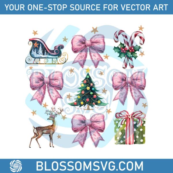 retro-holiday-designs-water-colort-coquette-christmas-sublimation-png