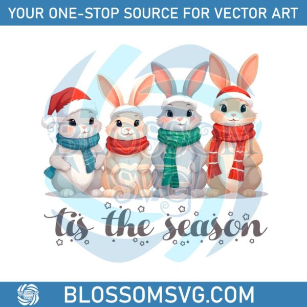 watercolor-christmas-bunny-squad-tis-the-season-png