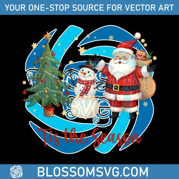 watercolor-christmas-tis-the-season-santa-claus-snowman-png