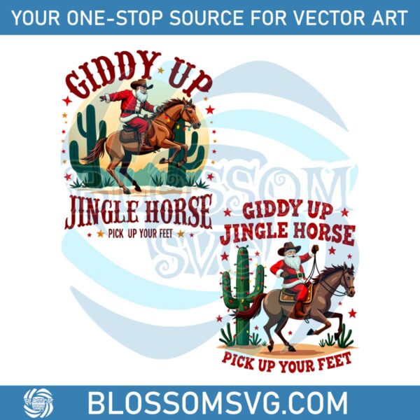 giddy-up-jingle-horse-pick-up-your-feet-funny-western-christmas-png