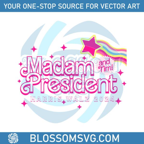 madam-president-harris-walz-2024-svg