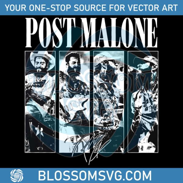 vintage-post-malone-rap-music-png