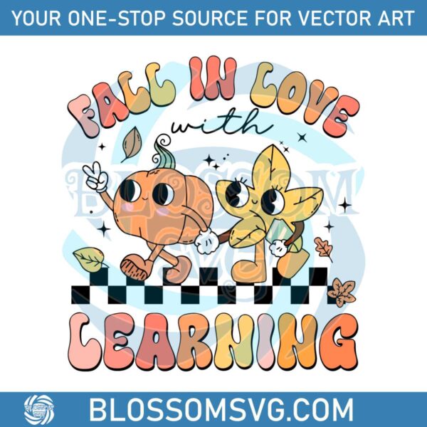 groovy-teacher-fall-in-love-with-learning-svg