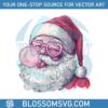 retro-santa-christmas-blowing-bubble-png