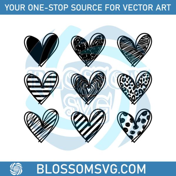 hand-drawn-heart-svg-bundle