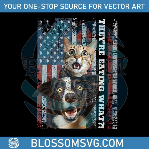 vintage-american-flag-theyre-eating-the-dogs-cats-pets-svg