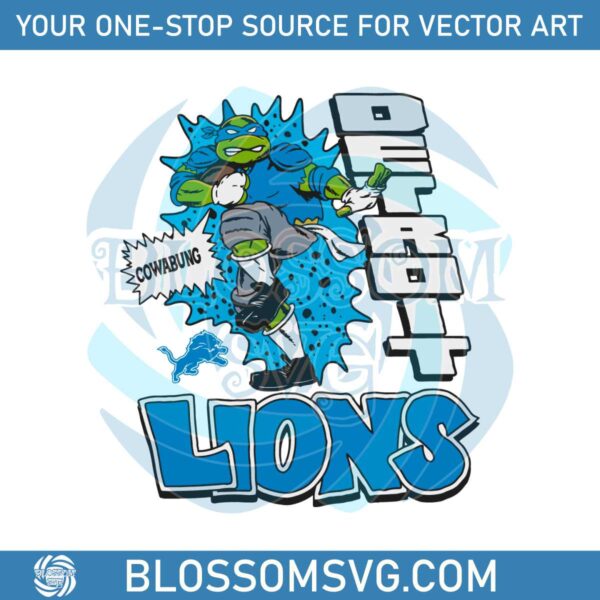 leonardo-ninja-turtles-detroit-lions-football-logo-svg