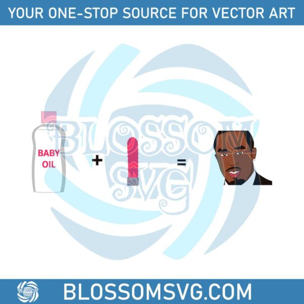 diddy-baby-oil-funny-meme-svg