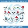 grinch-face-outline-santa-hat-svg-bundle