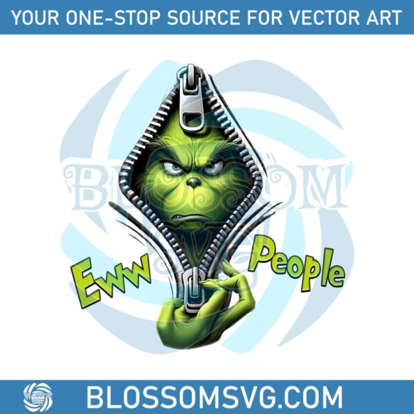 retro-funny-grinchmas-eww-people-zipper-png