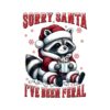 sorry-santa-ive-been-feral-retro-holiday-raccon-santa-hat-png