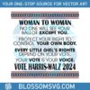 woman-to-woman-vote-harris-walz-2024-svg