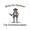 hold-on-partner-im-overstimulated-cowboy-frog-funny-meme-svg