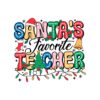 retro-groovy-santas-favorite-teacher-christmas-light-svg