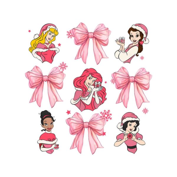 pink-christmas-disney-princess-santa-hat-coquette-bow-svg