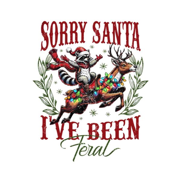 sorry-santa-ive-been-feral-christmas-raccoon-and-reindeer-png